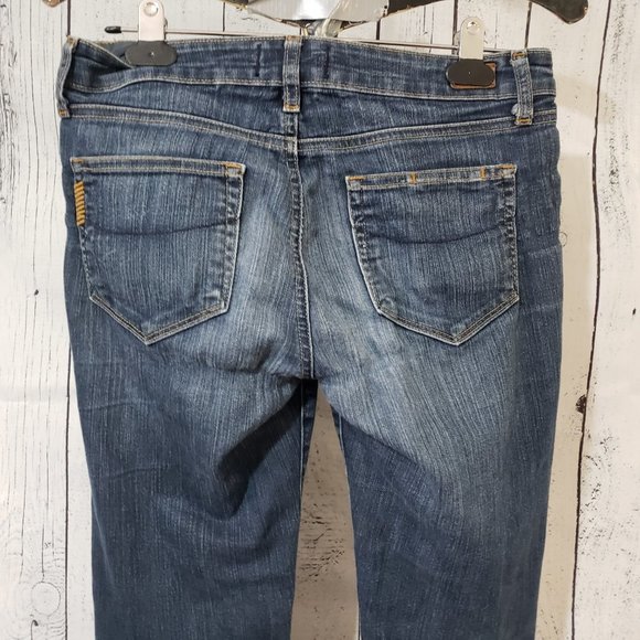 Paige Skyline Straight medium wash blue jeans - Picture 9 of 12